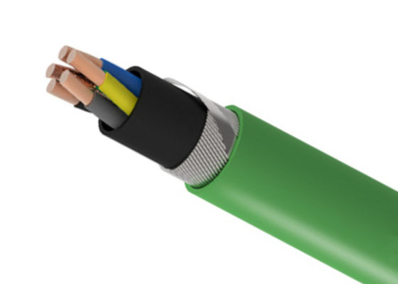 Galvanized Steel 5 Core 25mm Armoured Power Cables Flexible XLPE Insulation