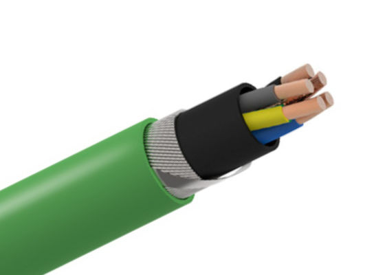 Galvanized Steel 5 Core 25mm Armoured Power Cables Flexible XLPE Insulation