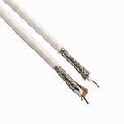OFC Conductor RG11 1.63mm Coaxial Power Cable Solid PE Insulation For Television
