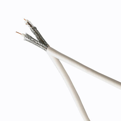 AL Foil Shielded RG11 30V Insulated Coaxial Cable , 1.63mm RG11 Coaxial Cable