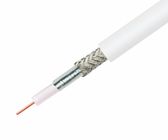 RoHS PE Insulated 30V 75ohm Flexible Coaxial Cable , RG59 RF Coaxial Cable