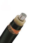 Black 630mm2 33kV Aluminum High Voltage Underground Cable Single Core