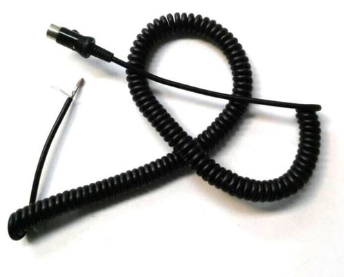 PP Insulated 300V 2 Core Coiled Cable , 300V Spiral Electrical Cable
