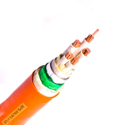 1000m 5 Core 5x25mm2 Mineral Insulated Metal Sheathed Cable Fire Resistance