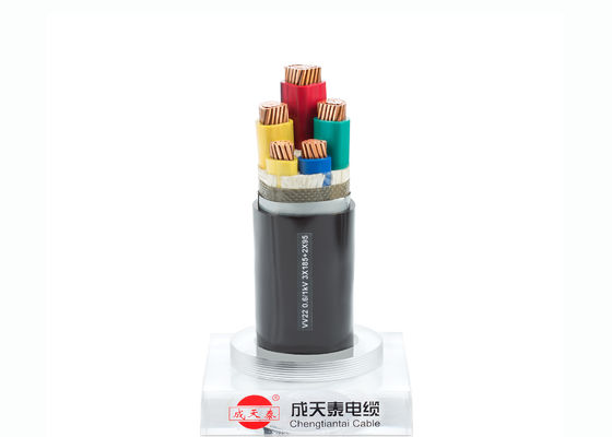 Waterproof 3x185mm2 PVC Insulated Power Cable 600V 3 Core Cable