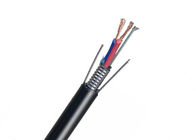 Mobile Networks 6 Core3.0mm Hybrid Fiber Coaxial Cable , PBT Hybrid Fiber Copper Cable