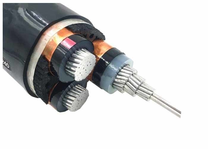 Flame Retardant 3.6kv XLPE Medium Voltage Cables Annealed Copper Conductor Core