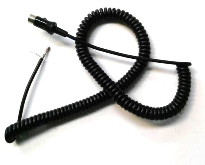 IE60228 Retractable 300V 10 Core Coiled Cable With PUR Sheath Jacket