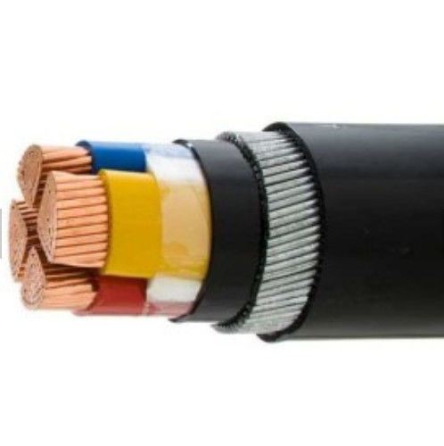 CE Stainless Steel 750V 4 Core XLPE Power Cables Rubber Jacket