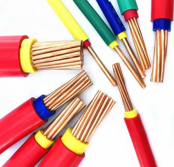 BS 6004 Standard 500V Coaxial Power Cable Multi Core PVC Insulation